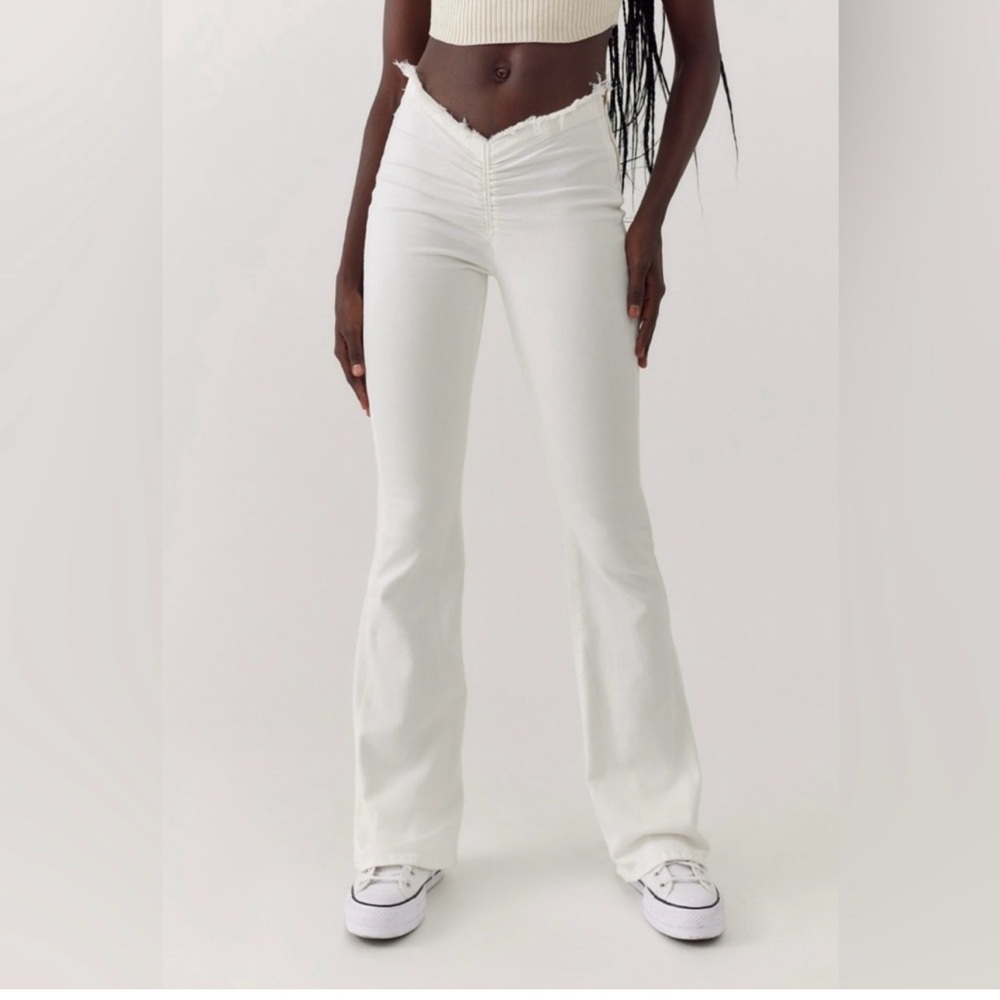 Urban outfitters new with tags white flare jeans